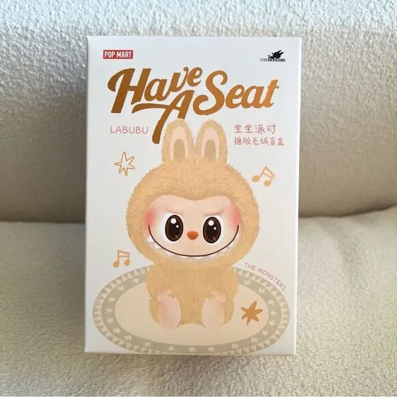 AUTHENTIC LABUBU HEHE THE MONSTERS - Have a Seat Vinyl Plush Blind